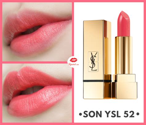 ysl 52 rosy coral|ysl 52 review.